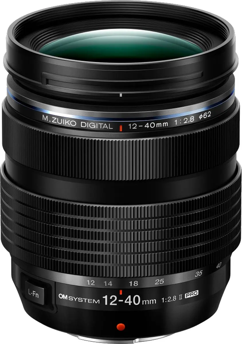 OM System 12-40mm F2.8 Pro II M.Zuiko Objectief - 62mm