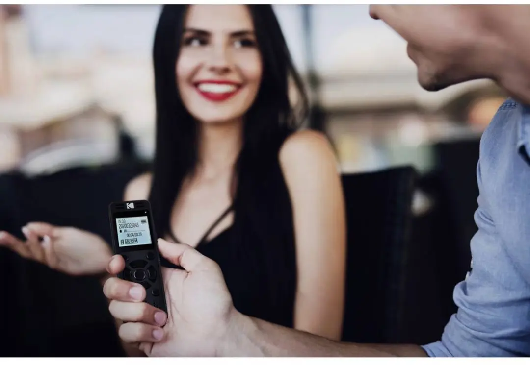 Kodak VRC 350 Voicerecorder - Zwart - afbeelding 6 van 6