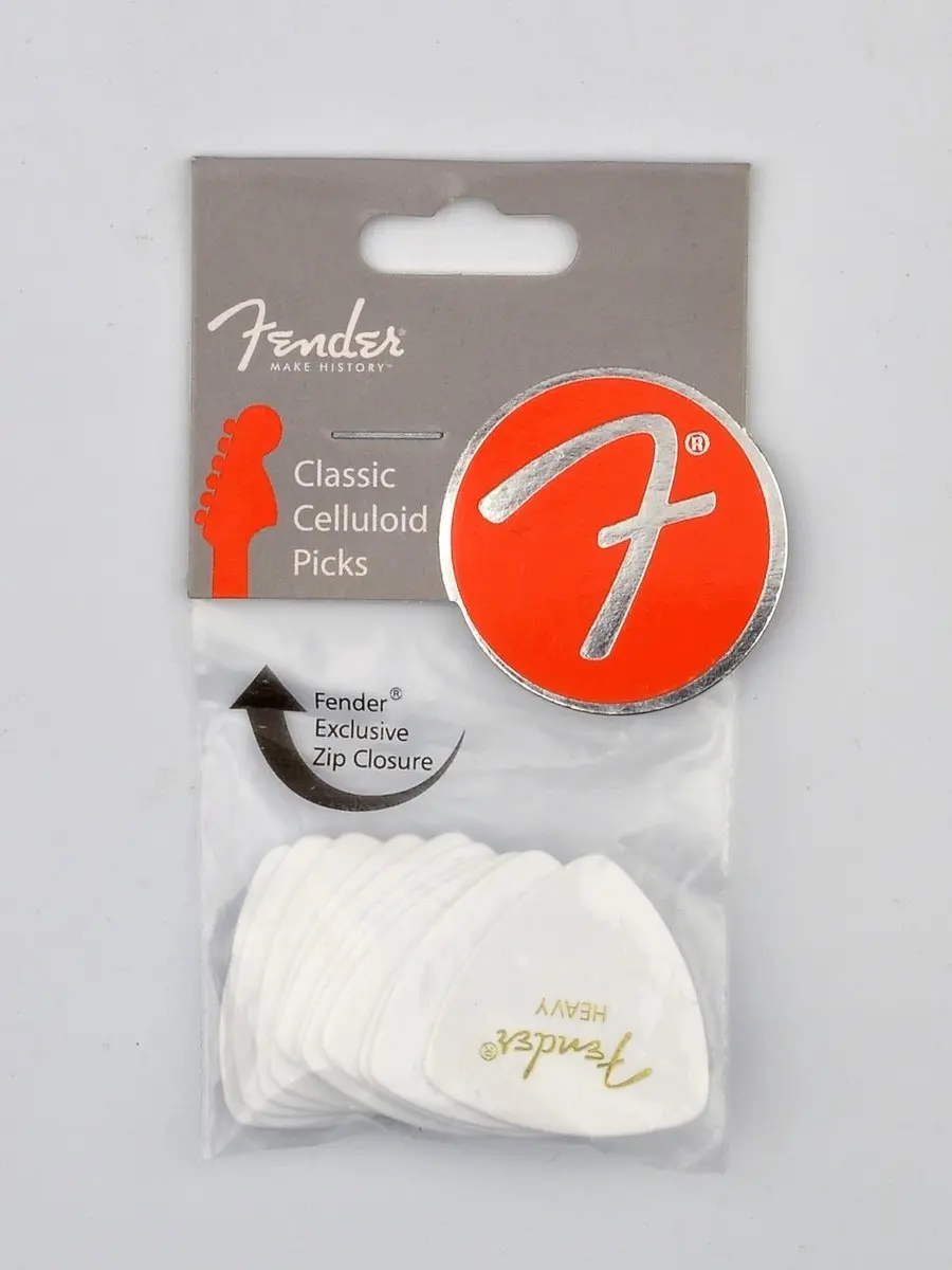 Fender Plectrum Set Classic Celluloid 12-delig
