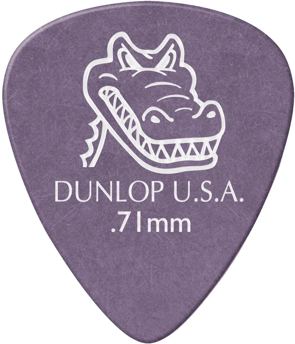 Dunlop Gator Grip Plectrum 0.71mm - 12 Stuks