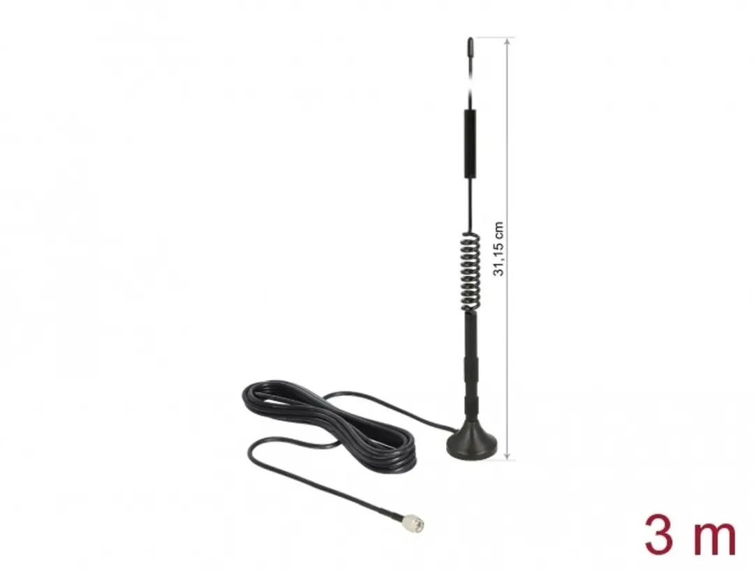 Delock Antenne LTE/UMTS/GSM SMA 5dBi