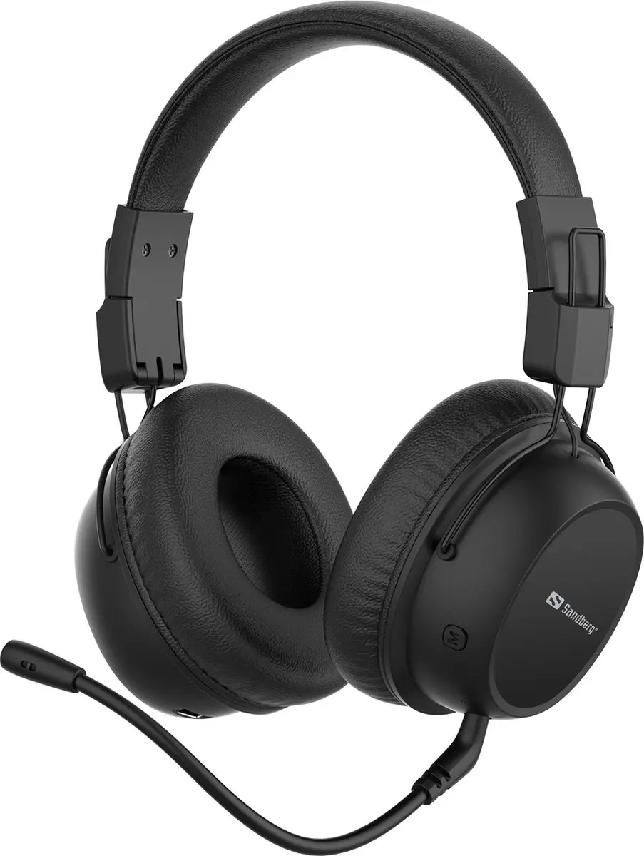 Sandberg 126-36 Gaming Headset Draadloos Zwart - afbeelding 6 van 6