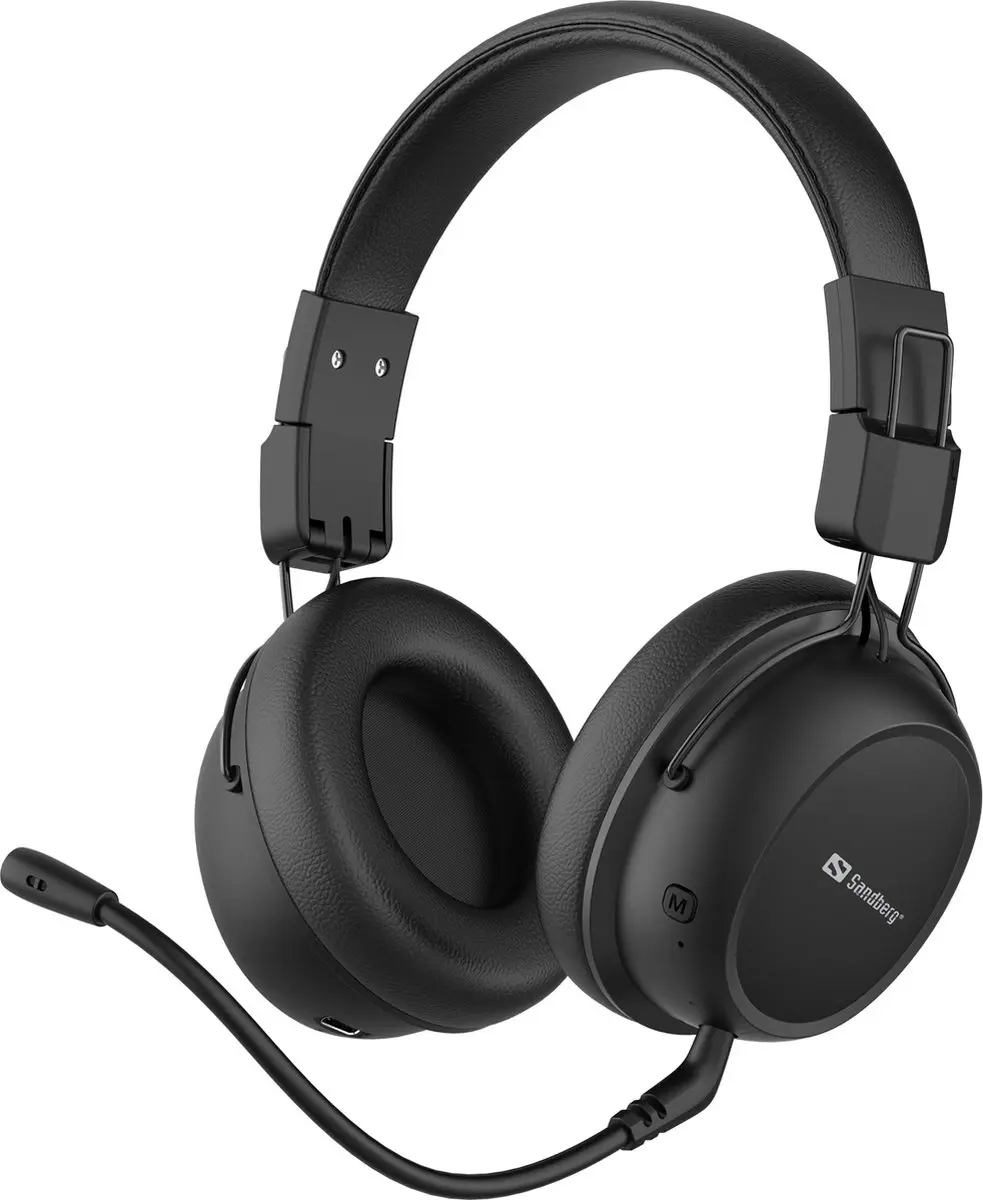 Sandberg 126-36 Gaming Headset Draadloos Zwart