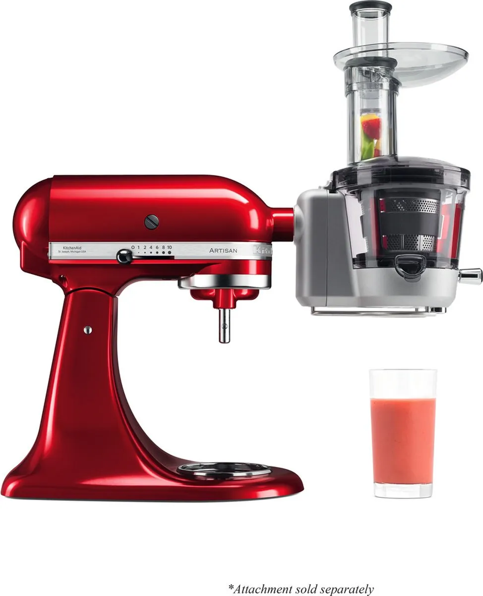 KitchenAid 5KSM1JA Slowjuicer - Zilver