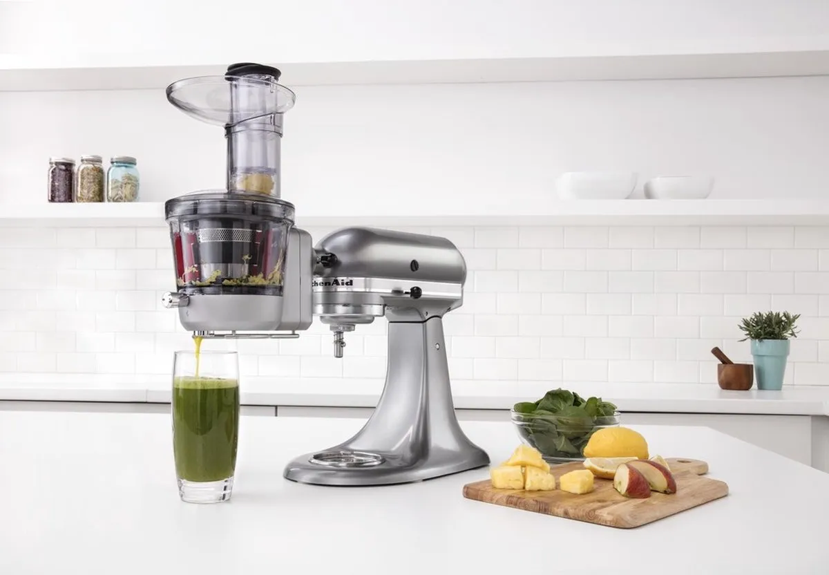 KitchenAid 5KSM1JA Slowjuicer - Zilver
