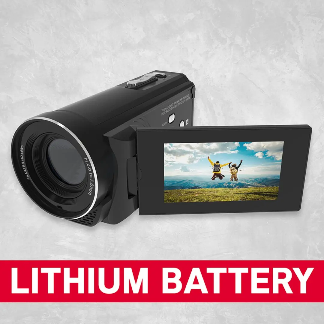 AgfaPhoto Realimove CC4000W Camcorder - 4K Onderwater - 24MP - 18x Zoom - Zwart