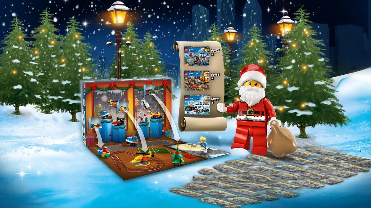 LEGO City Adventskalender 60201 - 313 Stukken - 5 Minifiguren