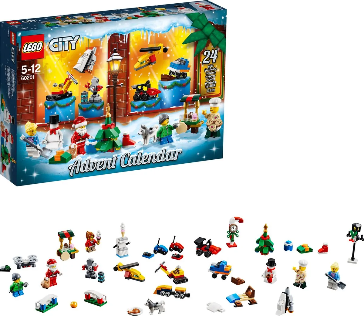 LEGO City Adventskalender 60201 - 313 Stukken - 5 Minifiguren - afbeelding 6 van 6