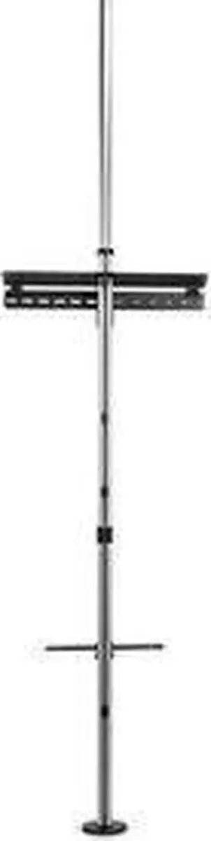 Nedis TVSM5750BK Draai- en Kantelbare TV-Standaard 70" - 30kg - Zilver/Zwart