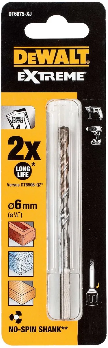 DeWalt DT6675-XJ Betonboor 6,0mm x 60mm