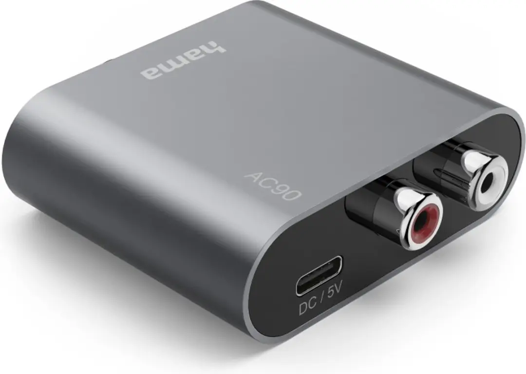Hama AC90 Audio-Converter - Digitaal naar Analoog - Zilver