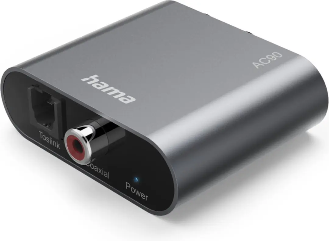 Hama AC90 Audio-Converter - Digitaal naar Analoog - Zilver