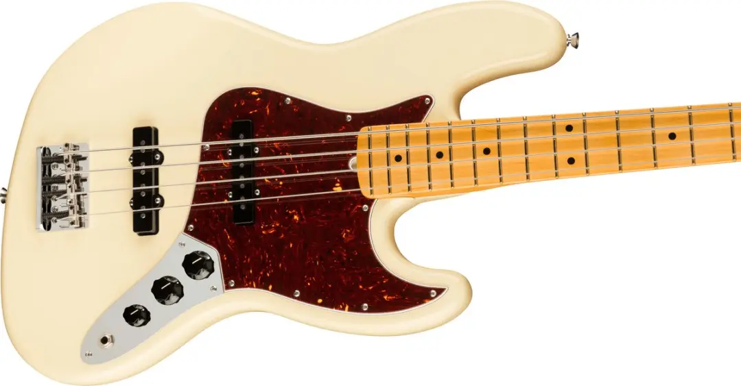 Fender American Professional II Jazz Bass - 4 Snaren - Olympic White