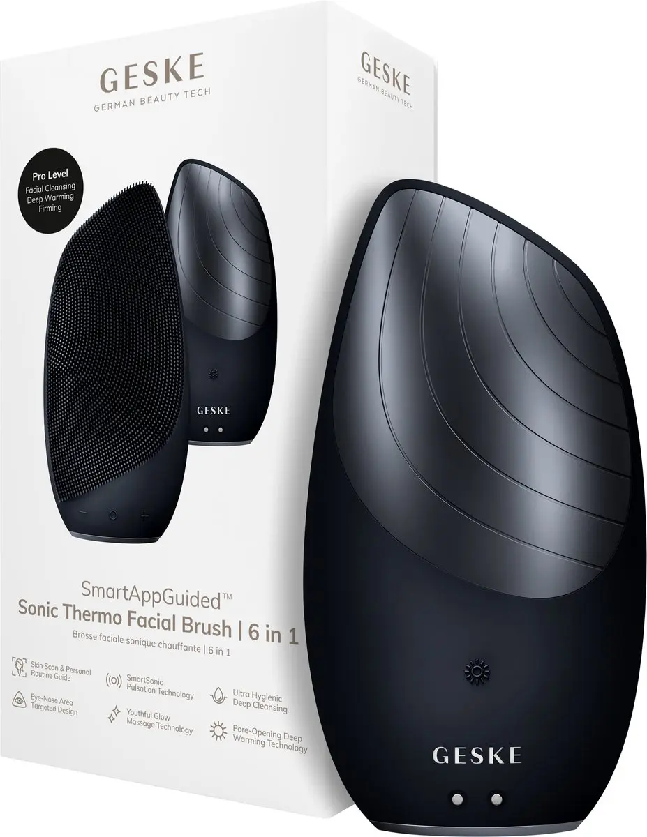 GESKE SmartAppGuided Sonic Thermo Facial Brush GK000007BK01