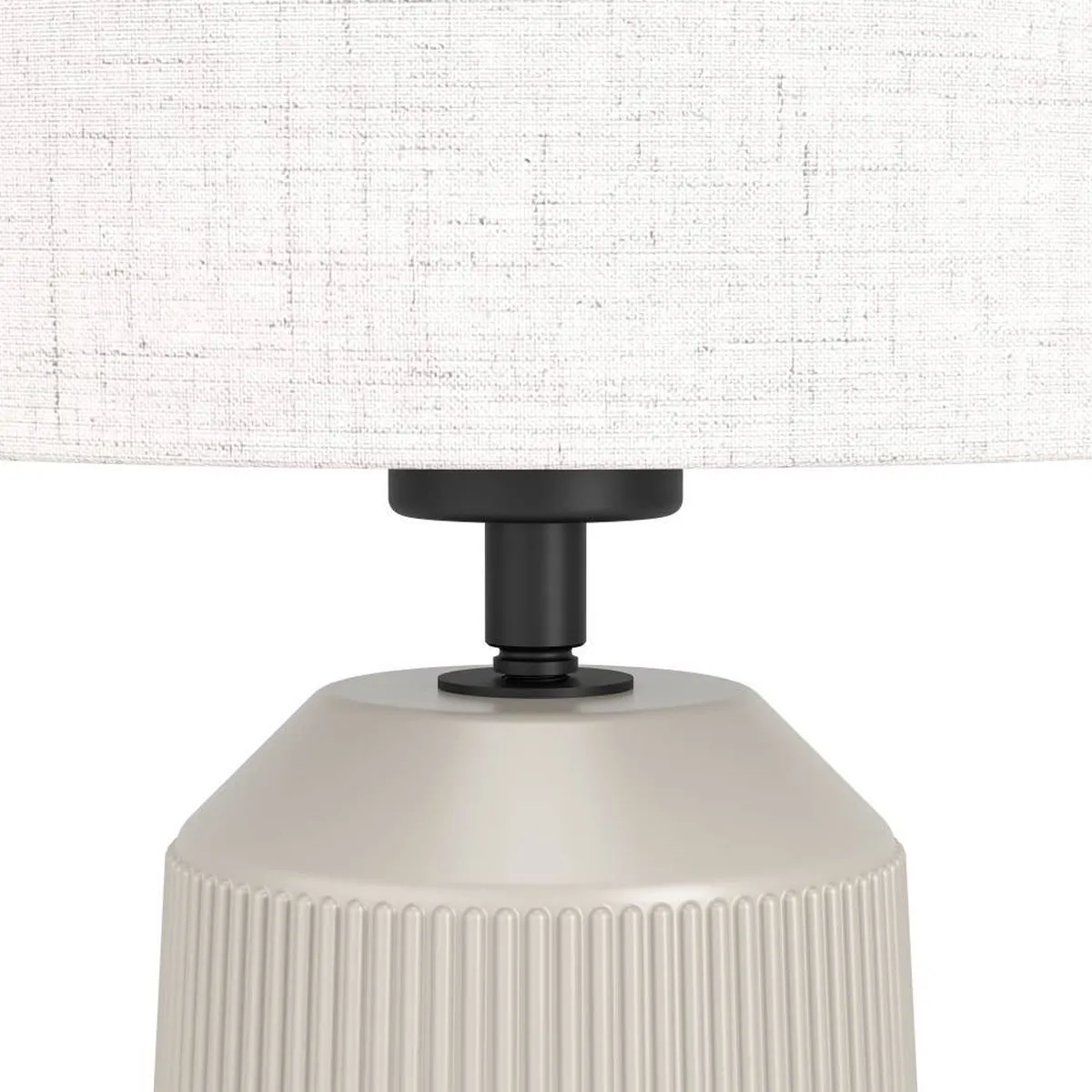 Eglo Capalbio Tafellamp E27 - 41 cm - Zandkleur/Wit Keramiek