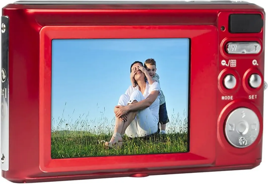 AgfaPhoto DC5200 Compactcamera - Rood - afbeelding 6 van 6