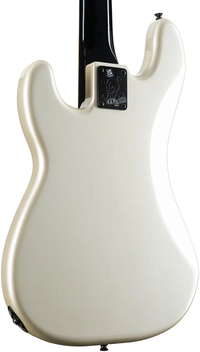 Fender Duff McKagan Deluxe Precision Bass RW - 6 Snaren - White Pearl