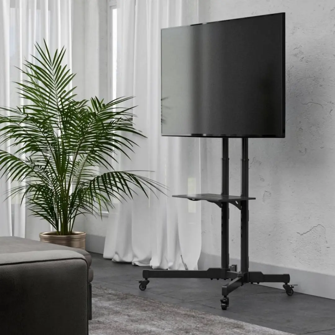 Hama TV-wagen 75" - 40kg - VESA 600x400 - Zwart