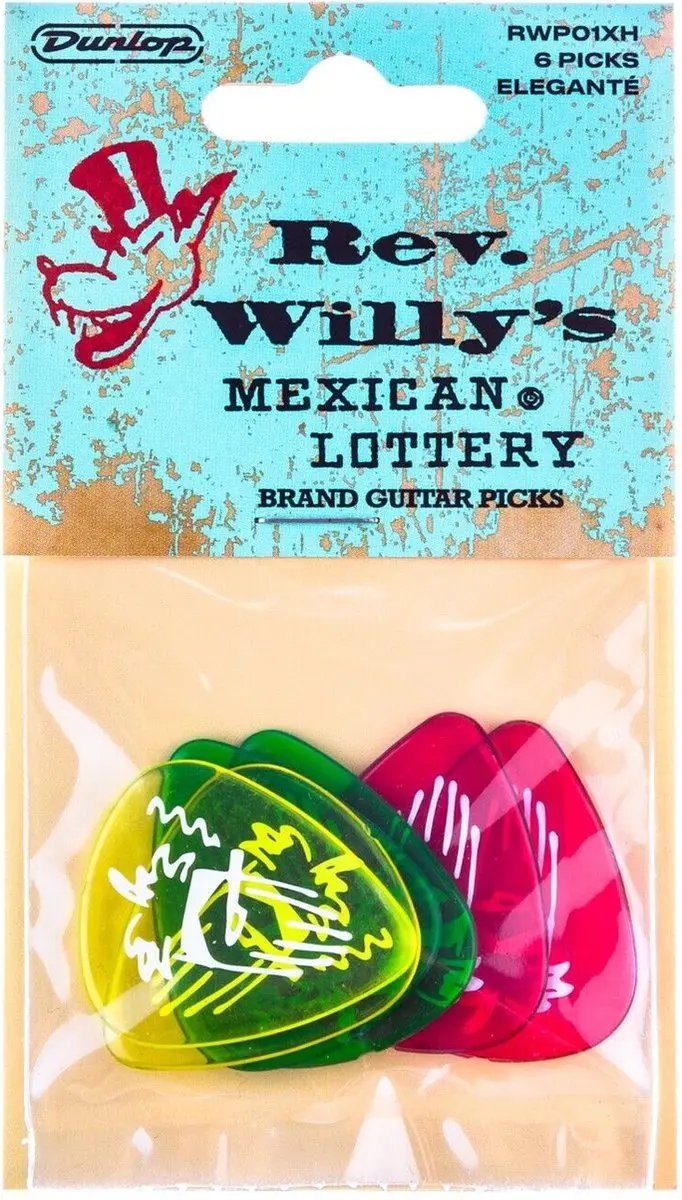 Dunlop Rev. Willy's Mexican Lottery Plectrum