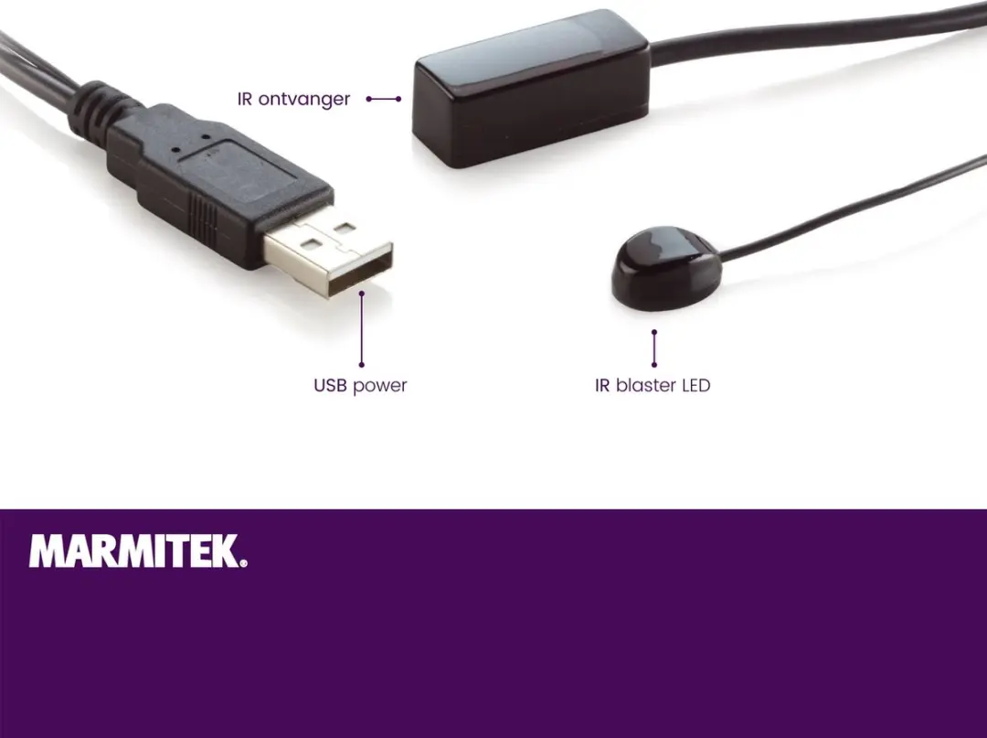 Marmitek IR100USB Infrarood Verlenger - 1 Blaster