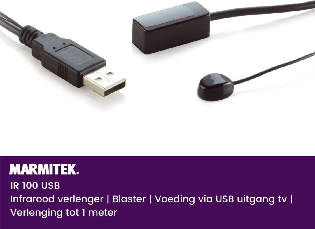 Marmitek IR100USB Infrarood Verlenger - 1 Blaster