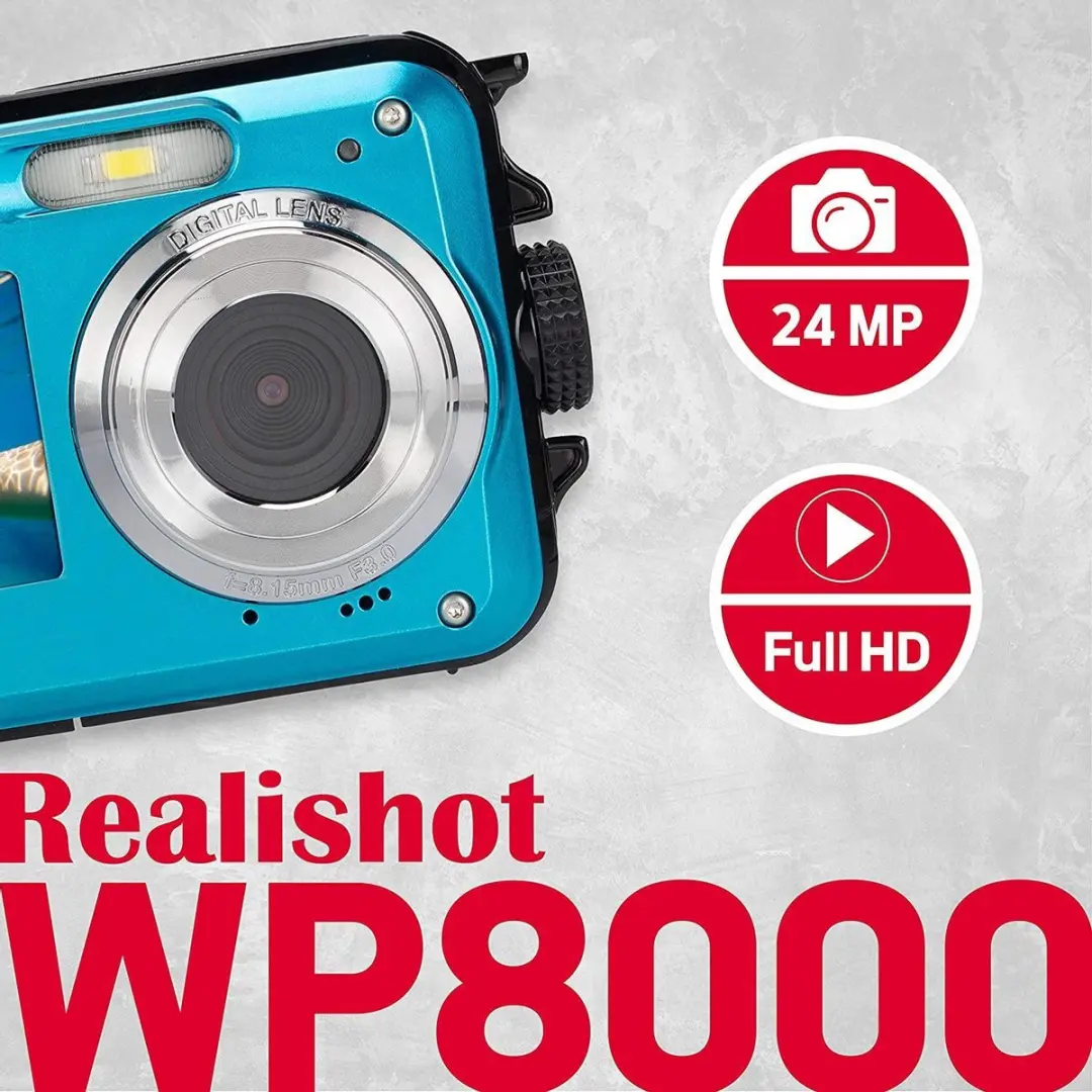 AgfaPhoto WP8000 Compactcamera 24MP - Blauw