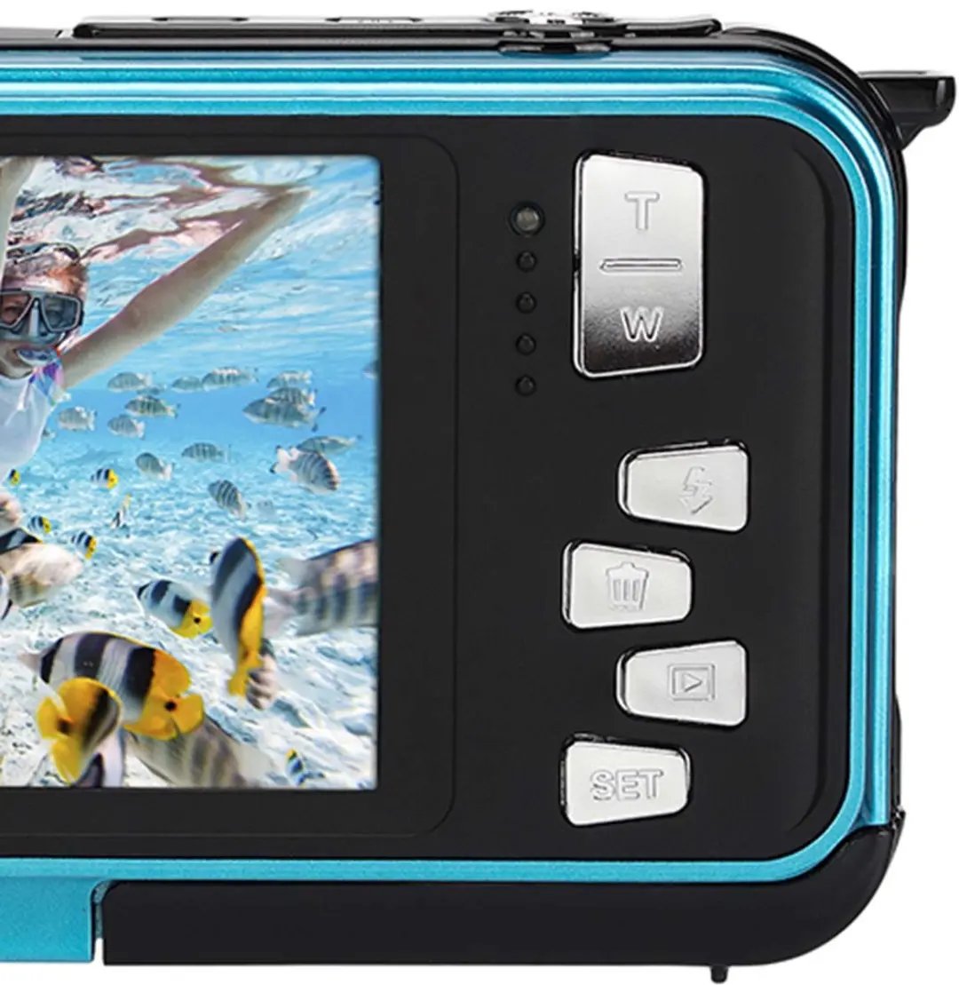 AgfaPhoto WP8000 Compactcamera 24MP - Blauw - afbeelding 6 van 6