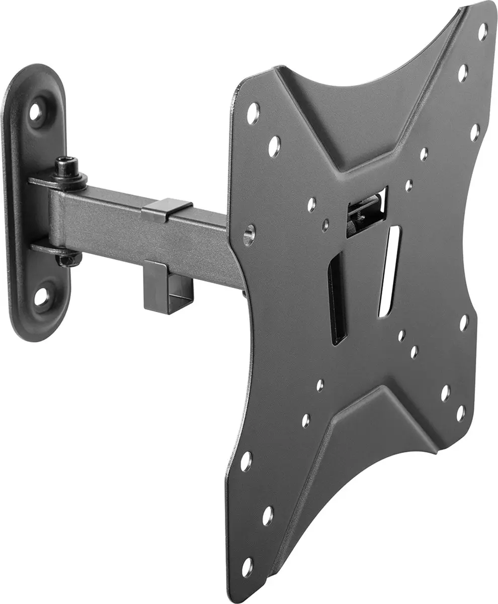 Deltaco ARM-0252 TV Beugel - Kantelbaar & Draaibaar 23-42" - 25kg - Zwart
