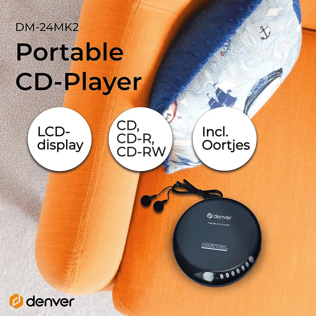 Denver DM24MK2 Discman - Zwart