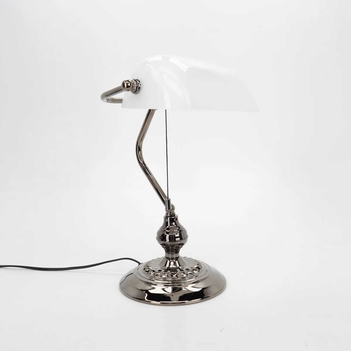 Eglo Banker Bureaulamp E27 - 39cm - Grijs/Wit
