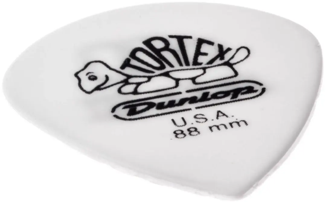 Dunlop Tortex White Jazz III Plectrums 0.88mm - 12 Stuks