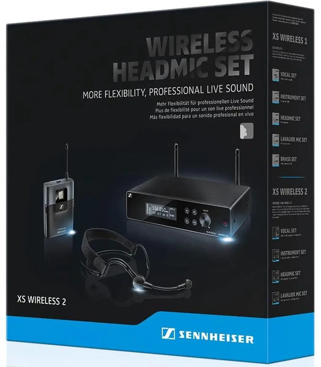 Sennheiser XSW 2-ME3 Draadloos Headset Systeem - AA Accu