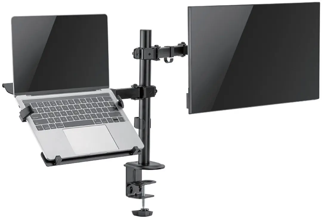 Logilink Monitorarm met Laptophouder - 17-32" - Zwart