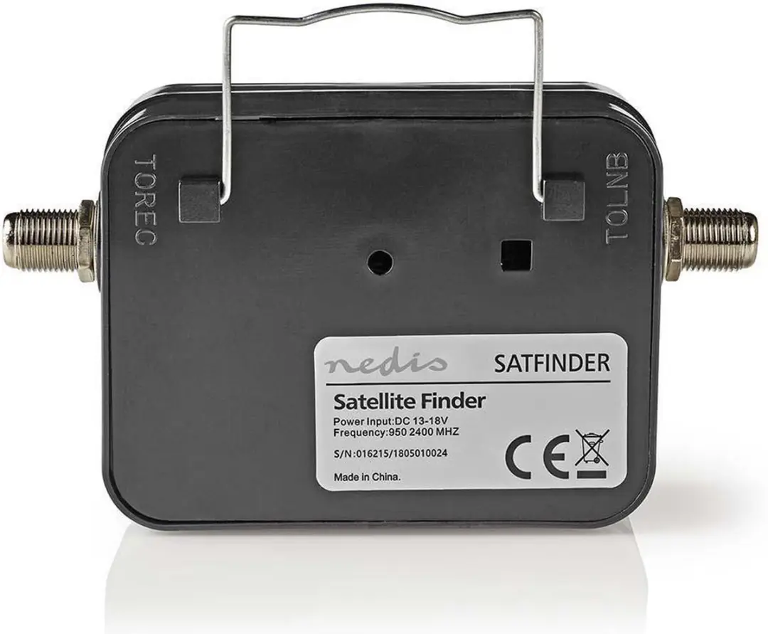 Nedis SFIND100BK Signaalsterktemeter Satelliet - 950-2400 MHz - Zwart - afbeelding 6 van 6
