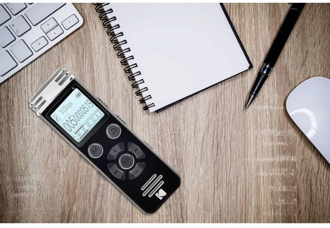 Kodak VRC450 Voicerecorder - Zwart - afbeelding 6 van 6