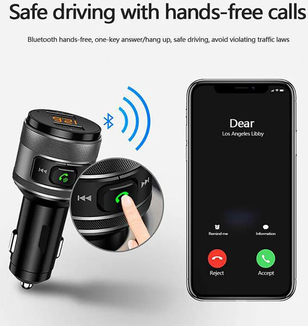 Carpoint Bluetooth FM-Transmitter C57 - Auto