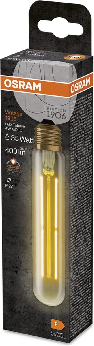 Ledvance Vintage 1906 LED E27 4W - 400lm - Zeer Warm Wit - afbeelding 6 van 6