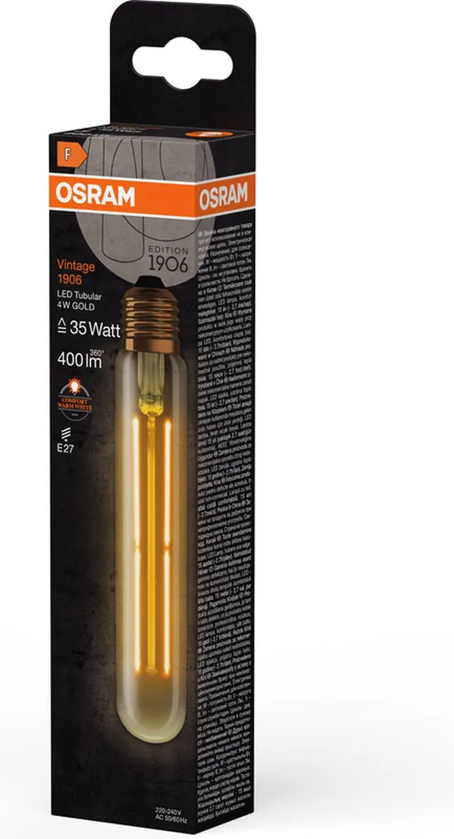 Ledvance Vintage 1906 LED E27 4W - 400lm - Zeer Warm Wit
