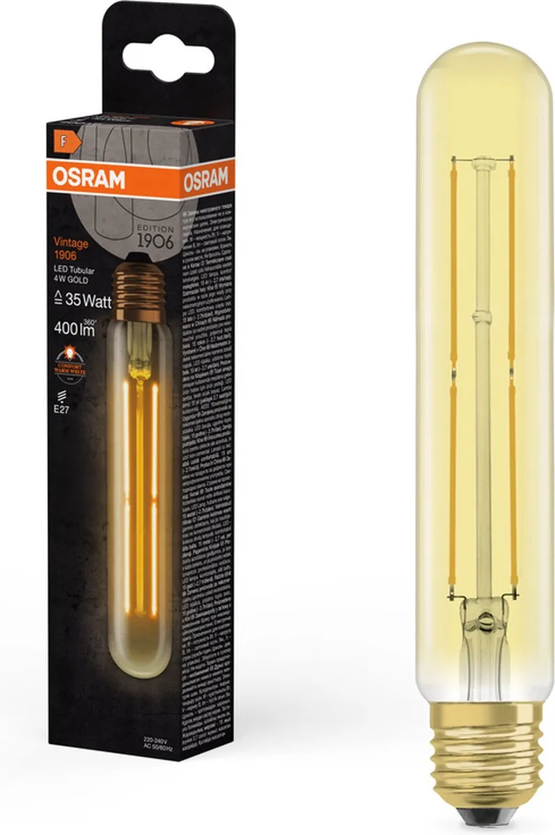 Ledvance Vintage 1906 LED E27 4W - 400lm - Zeer Warm Wit