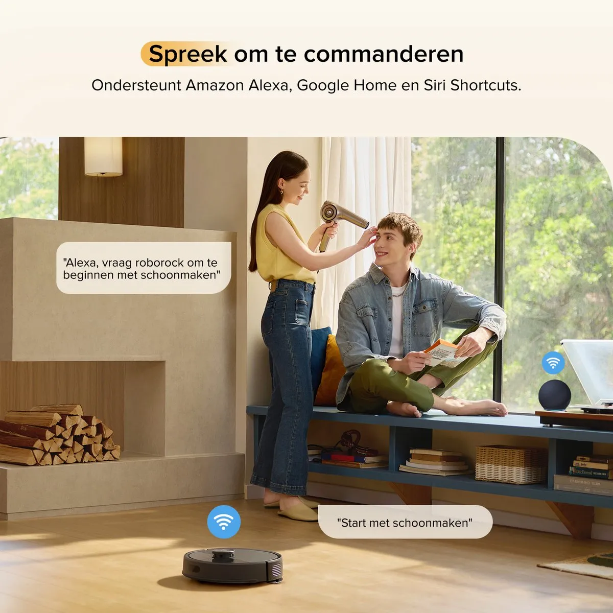 Roborock Q7 M5 Robotstofzuiger - 10000 Pa - Zwart - afbeelding 6 van 6