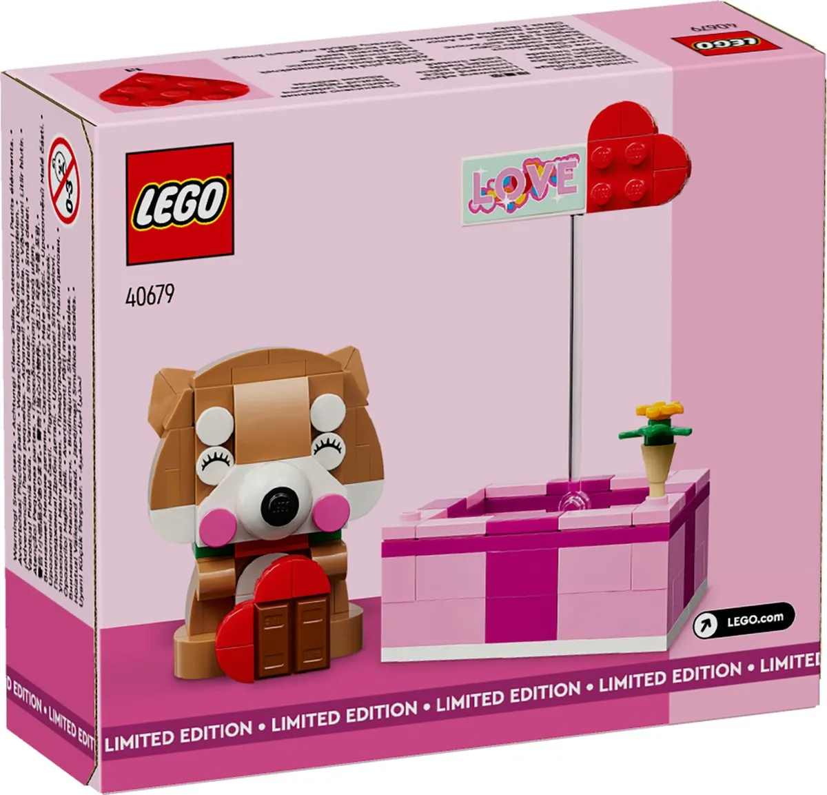 LEGO Valentijn Limited Edition 40679 Liefdesdoosje - 158 Stukken - Roze - afbeelding 6 van 6