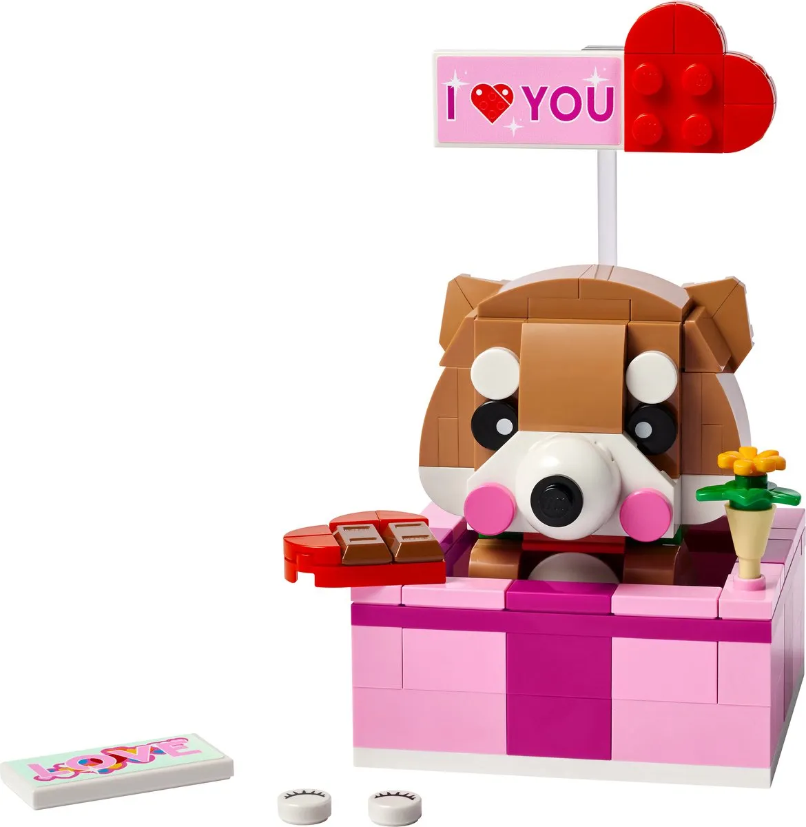 LEGO Valentijn Limited Edition 40679 Liefdesdoosje - 158 Stukken - Roze