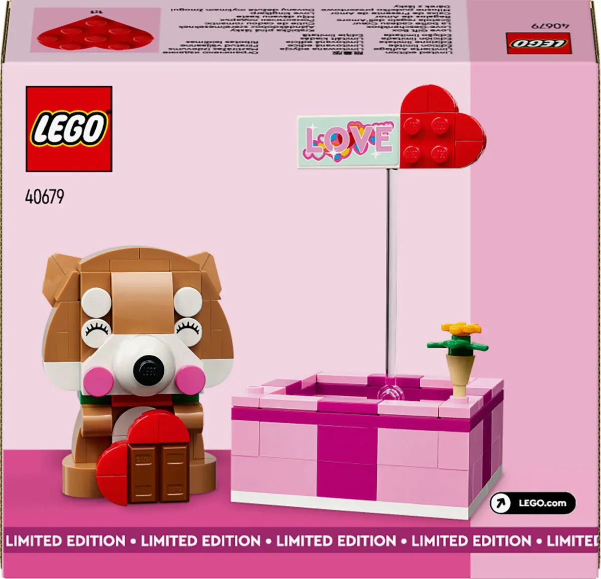 LEGO Valentijn Limited Edition 40679 Liefdesdoosje - 158 Stukken - Roze
