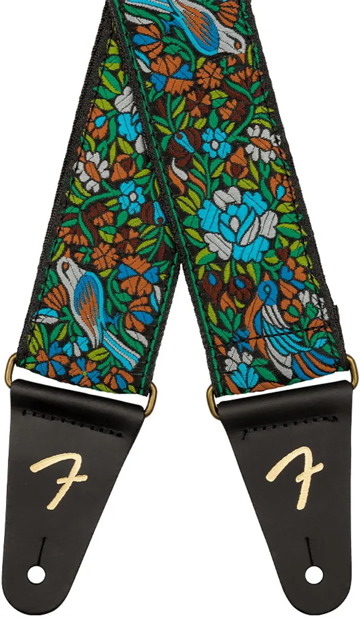 Fender Mosaic Jacquard Gitaarband - Groen