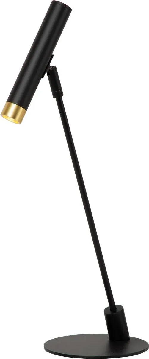 Lucide Alec Bureaulamp LED 3 StepDim G9 3W - Zwart