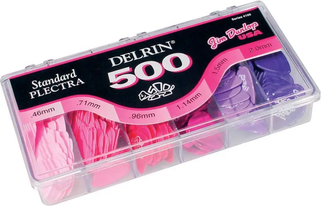 Dunlop 4100 Delrin 500 Series Plectrumkit 324-delig