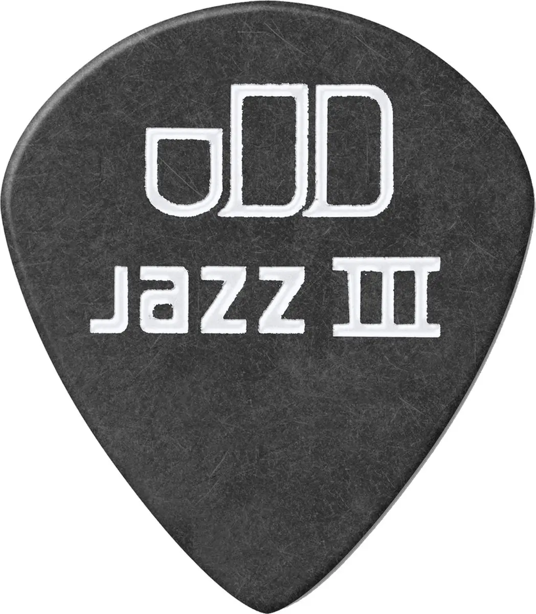 Dunlop Tortex Pitch Jazz Picks 0,88 - 12 Stuks - Zwart