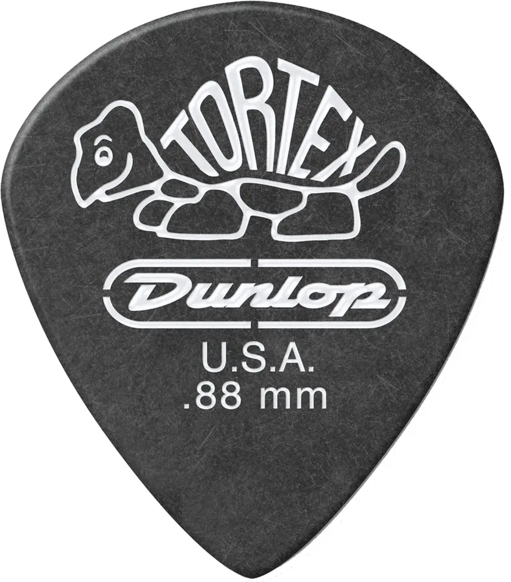 Dunlop Tortex Pitch Jazz Picks 0,88 - 12 Stuks - Zwart