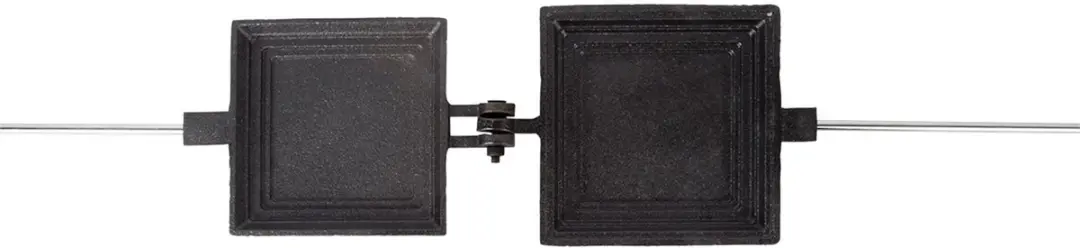 Esschert Design Tosti IJzer 2-platen - Zwart - afbeelding 6 van 6
