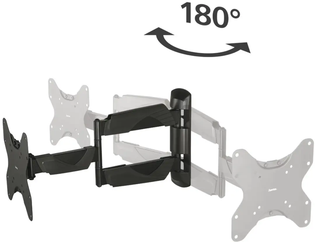 Hama TV-Beugel 00220827 Draai/Kantelbaar - 19-48" - 35kg - VESA 200x200 - Kleurenmix